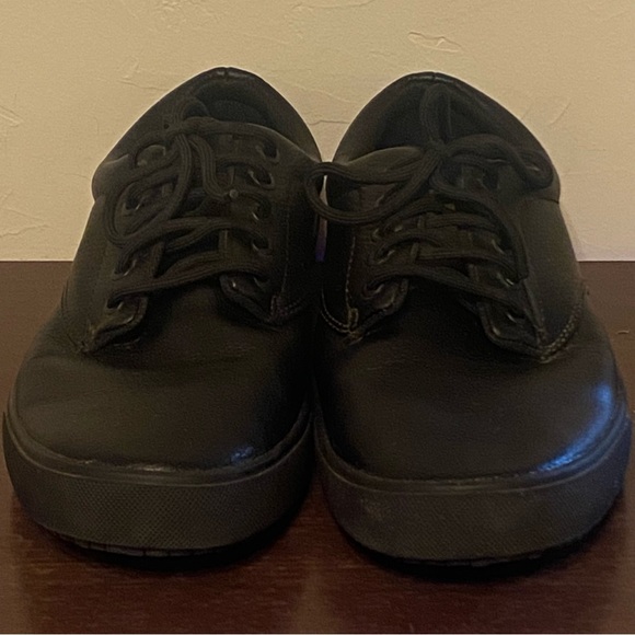 TredSafe Rig (Men 10/Women 11W) Unisex Black Laced Slip-Resistant Work Shoes - Picture 1 of 10